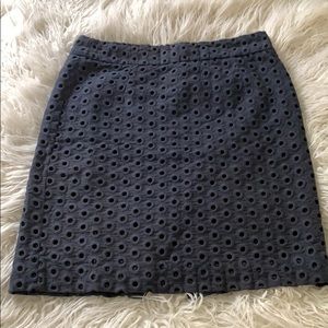 J Crew navy skirt